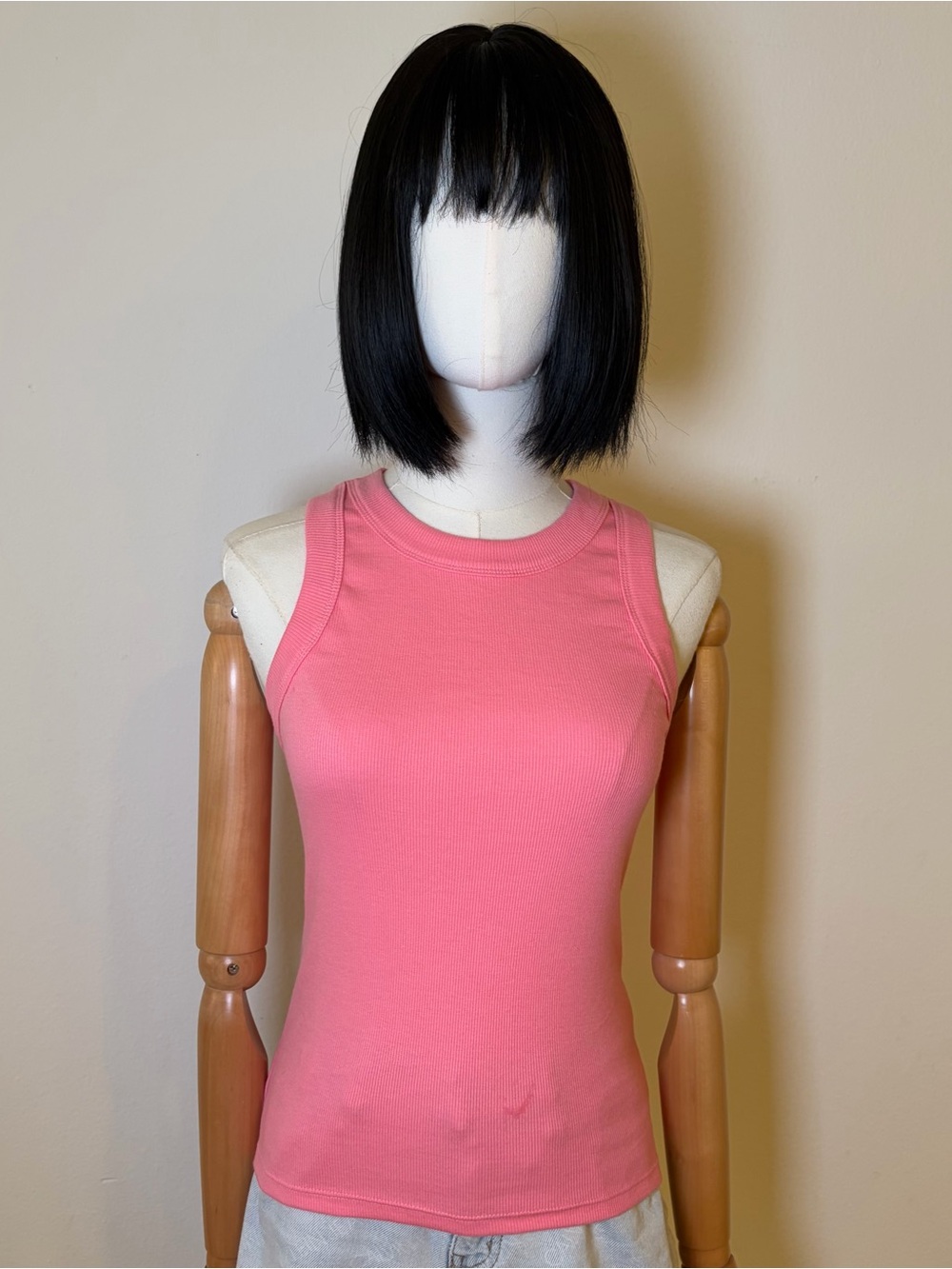 NWT JuliaJoy Pink Ribbed Tank Top Size M